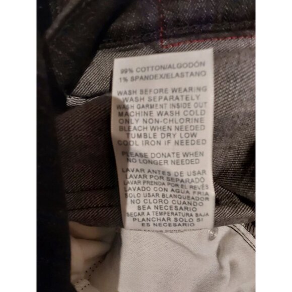 Adam Levine Men's Patriot Black Wash Stretch Jeans. 30W x 32L - Picture 6 of 7